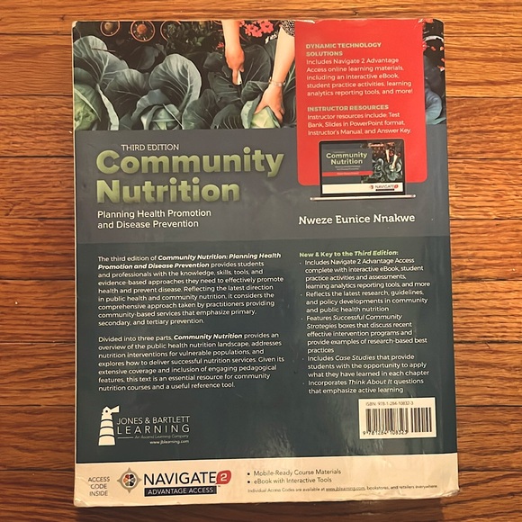 Community Nutrition Third Edition by Nweze Eunice Nnakwe - Picture 2 of 5